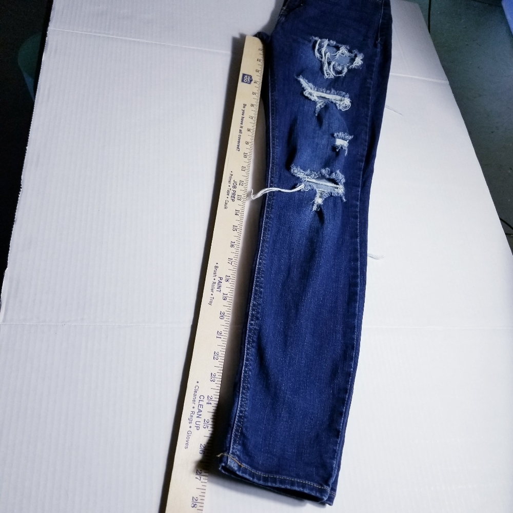 CELLO DISTRESSED HIGH RISE JEANS SIZE 7 - Picture 5 of 13
